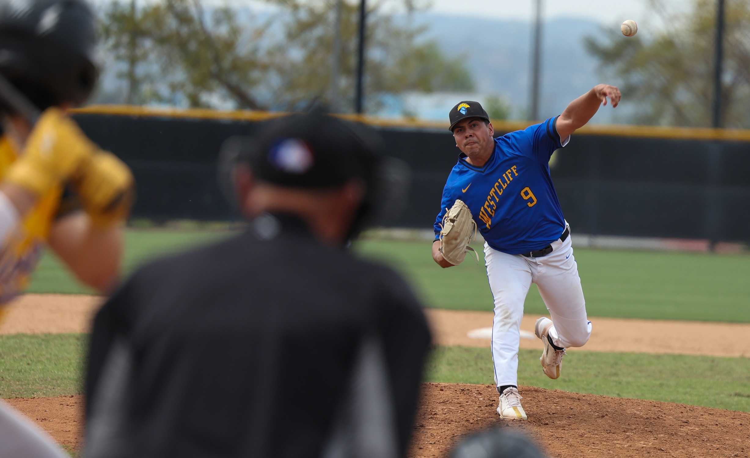 Eddie Rios is tied for the NAIA lead in strikeouts (104).